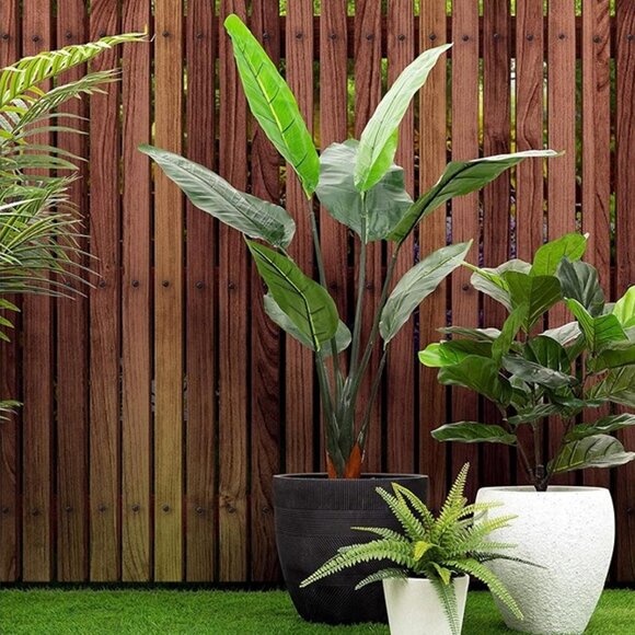 NEW Lifelike Artificial Indoor and Outdoor House Plant - UV Resistant - 35" High - Picture 1 of 7